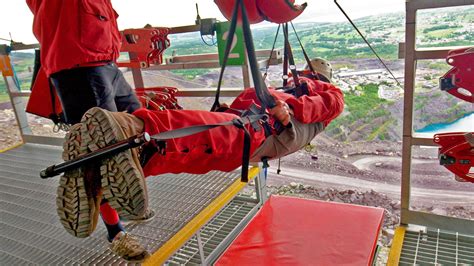 Riding The Worlds Fastest Zip Line And Canoeing Over 100 Feet In The Air Wales Were Taking