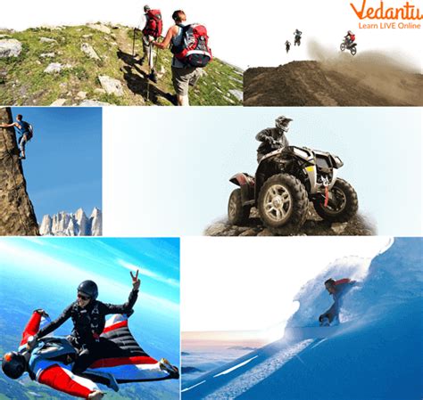 Adventure Sports Name Learn With Examples For Kids