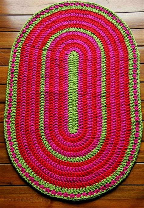 8 Free Crochet Oval Rug Pattern How To Crochet An Oval