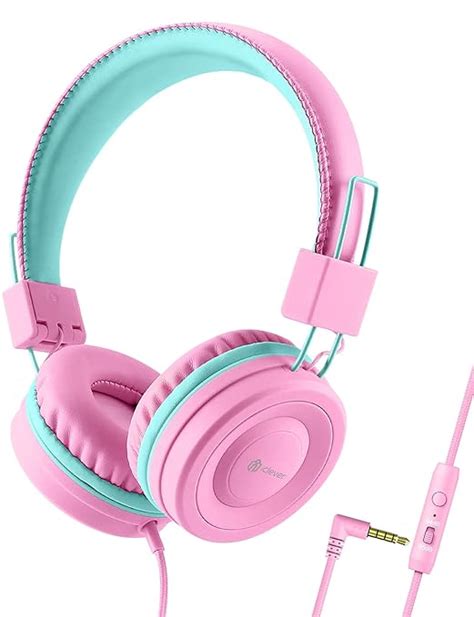 Iclever Store Headphones With Mic For Girls Wired Kids Headphones For