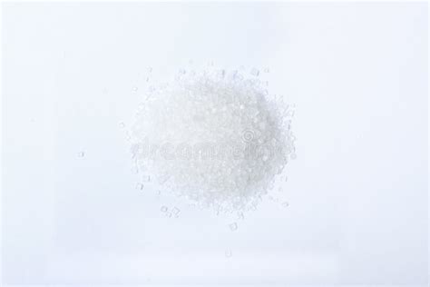 Pure Granulated White Sugar In A Vintage Crystal Sugar Bowl Stock Photo