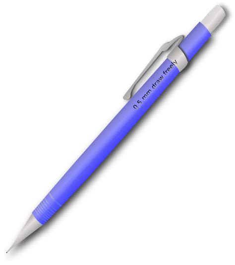 Blue Mechanical Pencil Clip Art At Vector Clip