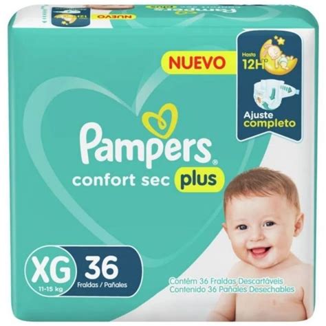 Pa Ales Pampers Confort Sec Plus Xg X Abril Distribuciones