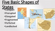 Five Basic Shapes of States Compact
