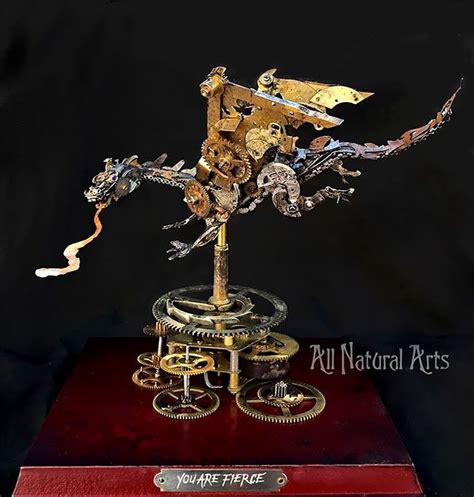 Artist Brings Old Watch Parts To Life With Awesome Steampunk Sculptures