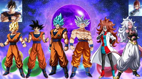 Goku And Android 21 Good Dimensional Guardians By L Dawg211 On
