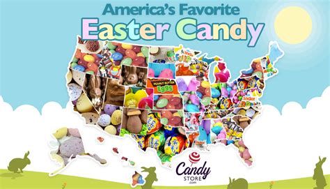 Most Popular Easter Candy List Interactive Map