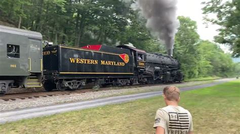 Western Maryland 1309 Steam Engine July 2022 Youtube