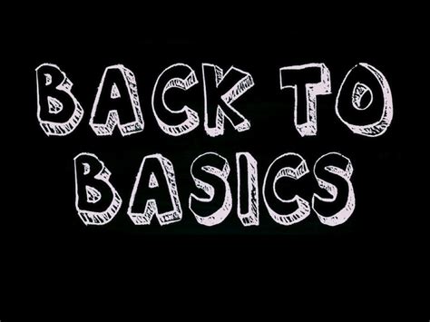 Back To Basics S Marks The Spots
