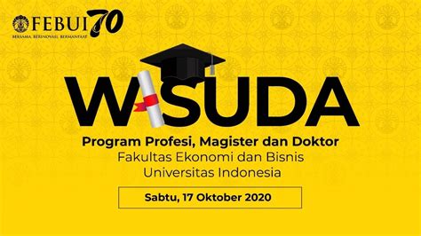 Wisuda Virtual Universitas Indonesia Program Profesi Spesialis