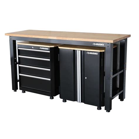 If your shop is like mine, you've managed to fill it with so much stuff (your treasures) that it's a mess. Husky 42 in. H x 72 in. W x 24 in. D Steel Garage Cabinet ...