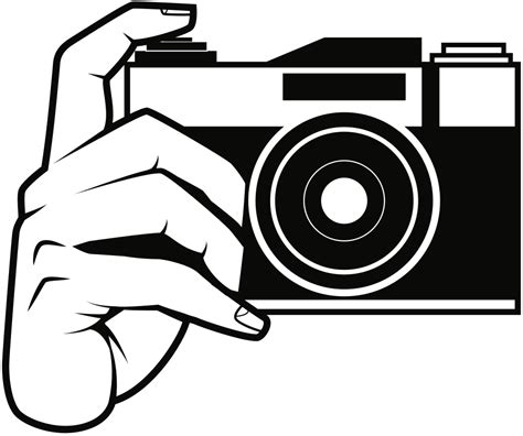 Camera Clipart Black And White Clip Art Library