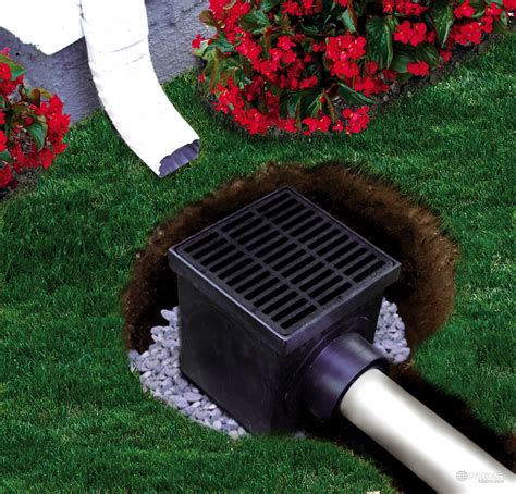 Nds 12 Catch Basin Kit W Black Grate The Drainage Products Store