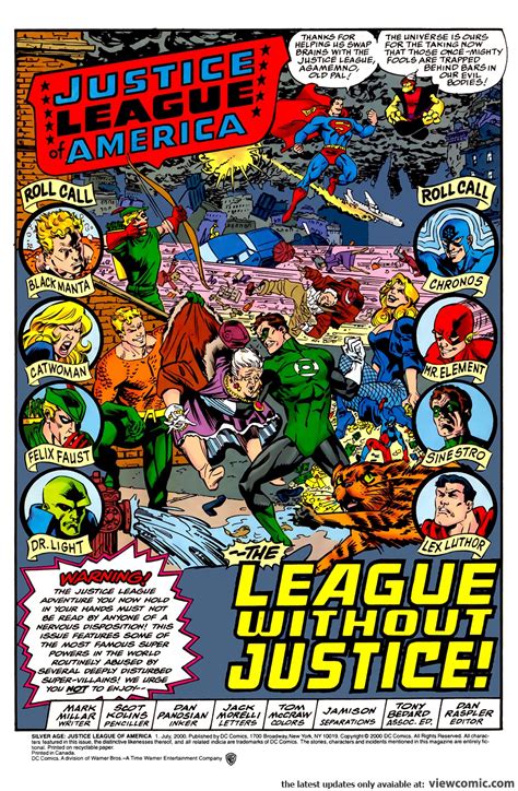 Silver Age Justice League Of America 01 2000 07 Read Silver Age