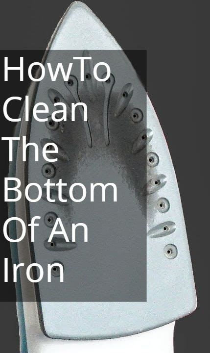 How To Clean The Bottom Of An Iron In 2020 Cleaning Iron Flat Iron