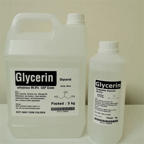 Glycerin Usp 995 Food And Pharma Grade 1kg Halal Certificate