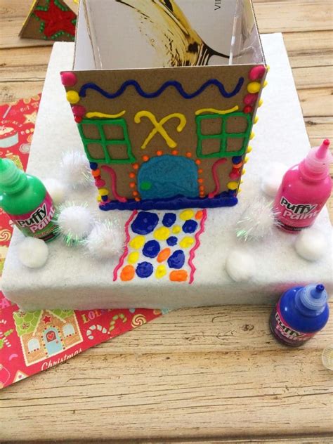 Make Your Own Cardboard Gingerbread House Moments With Mandi