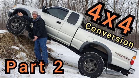 Toyota Tacoma Prerunner 2wd To 4x4 Conversion First Gen How To