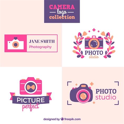 Free Pink Camera Logo Collection Nohatcc