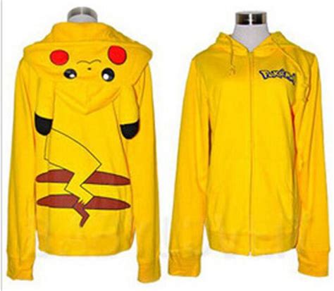 Fashion Japan Anime Cool Pokemon Pikachu Casual Hoodie