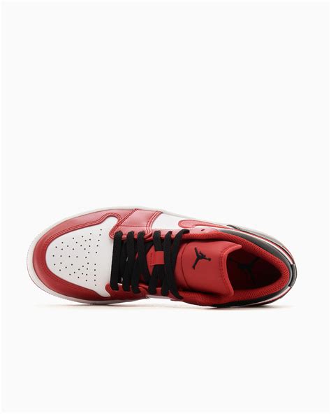 Air Jordan 1 Low Reverse Black Toe Rot 553558 163 Online Einkaufen