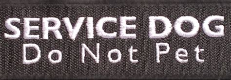 Service Dog Vest Patch Do Not Pet Patch For Service Dogs