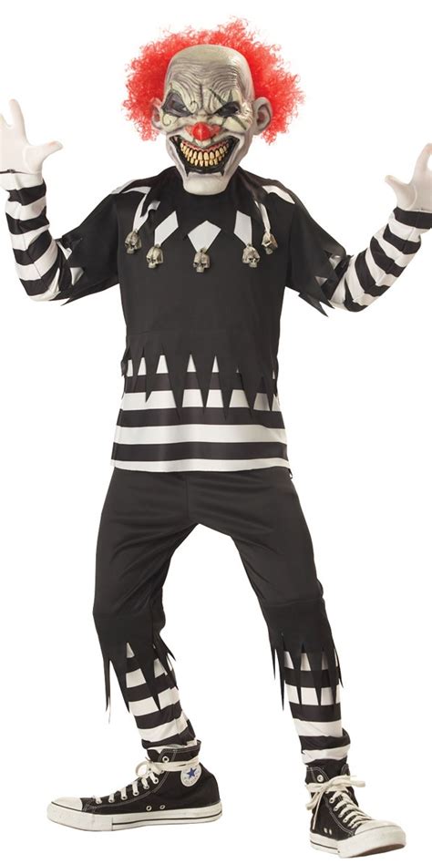 Costume De Clown Effrayant Pour Enfants Halloween Costume Garçon