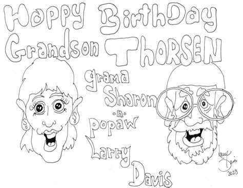 Thorsen 4th Birthday Card By Larry Davis Larrys By Larry Art On Deviantart