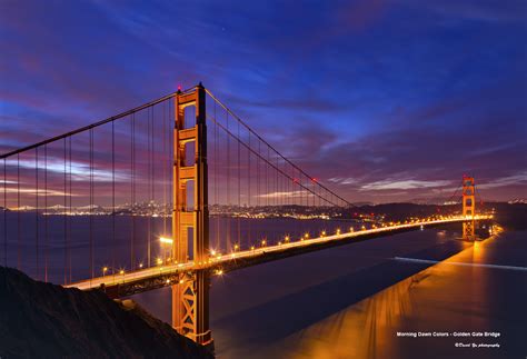 배경 화면 Sf 샌프란시스코 캘리포니아 아침 다리 미국 그림 물감 해돋이 새벽 황금의 문 사파이어