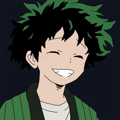 My Hero Academia Deku Smiling Artsied