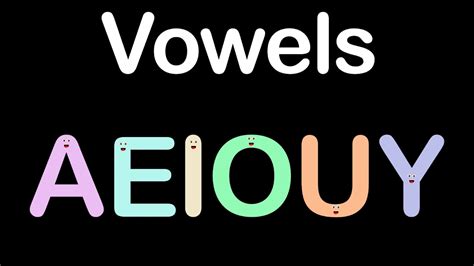 Vowels Song Youtube