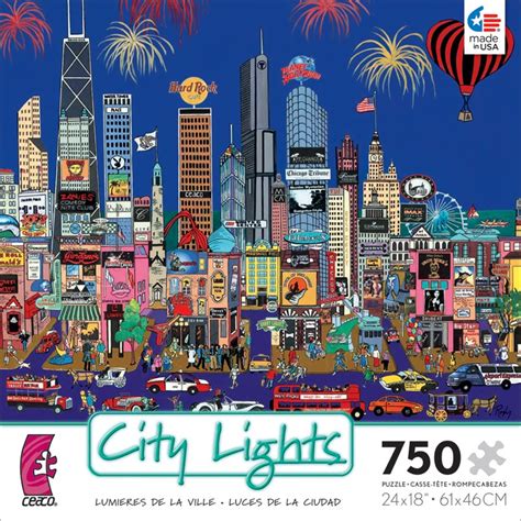 My Kind Of Town Chicago City Lights 750 Pieces Ceaco Puzzle