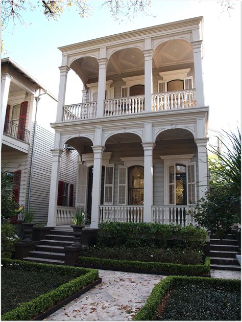 New Orleans Homes And Neighborhoods New Orleans Double Gallery Home