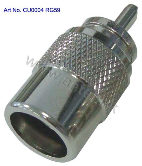 Uhf Male Plug Crimp Connector For Rg59 Rg58 Rg6 Rg213 China Uhf