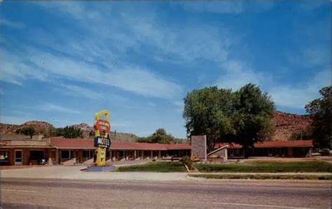 Treasure Trail Motel Kanab Utah ~ 1950s 60s Vintage Postcard 199