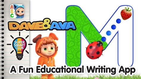 Writing Alphabets With Dave And Ava Tracing App Cool Writing Abc