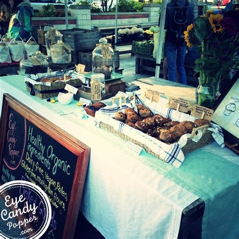 Selling Baked Goods At The Farmers Market Farmers Market Display