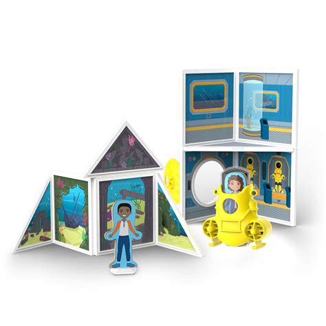 Melissa And Doug Magnetivity Magnetic Tiles Building Play Set Underwater