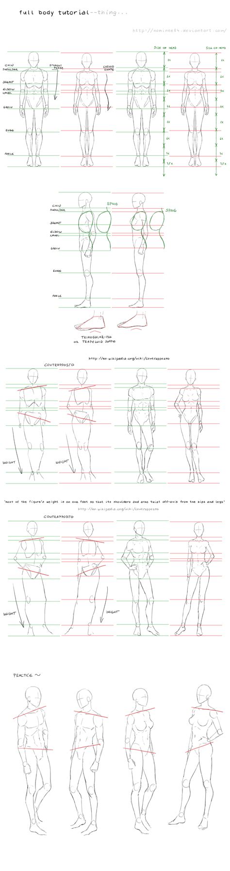 Next i get to actually drawing and planing. full body tutorial by nominee84.deviantart.com on ...