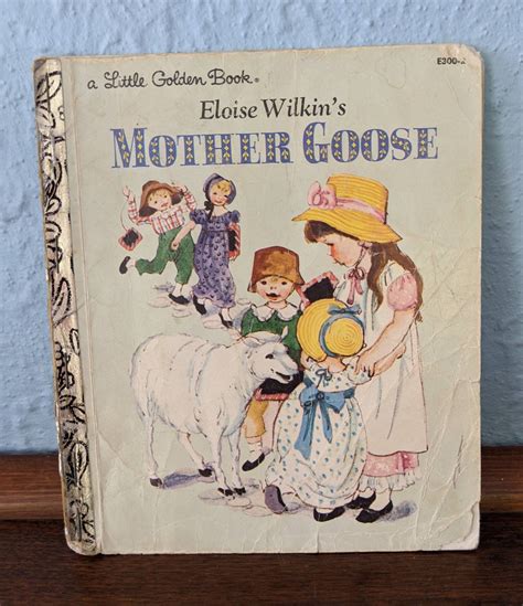 A Little Golden Book Eloise Wilkins Mother Goose Retro Vintage