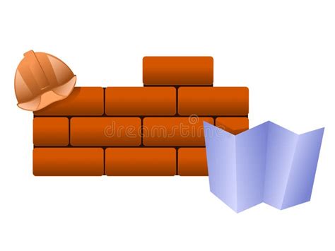 Working To Build Bricks Stock Illustrations 41 Working To Build