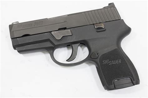 Sig Sauer P Subcompact ACP Police Trade Ins With Night Sights And Magazines Good