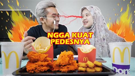 Asmr Mukbang Mcd Spicy Chicken Pedes Bangeet Youtube