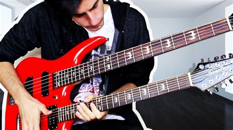 17 Strings Double Neck Bass Guitar Solo Youtube