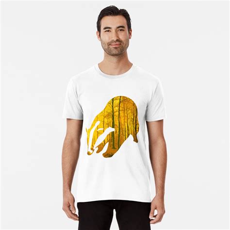 Badger Yellow Forest T Shirt By Aethel 92 Redbubble