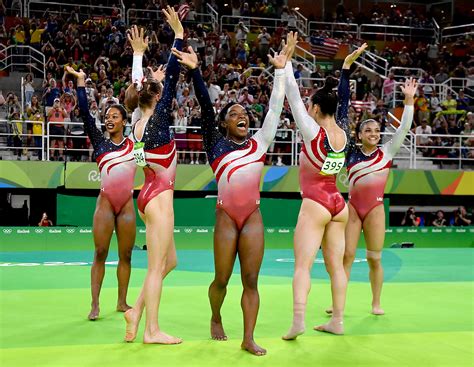 which team took the gold during the women s gymnastics all around