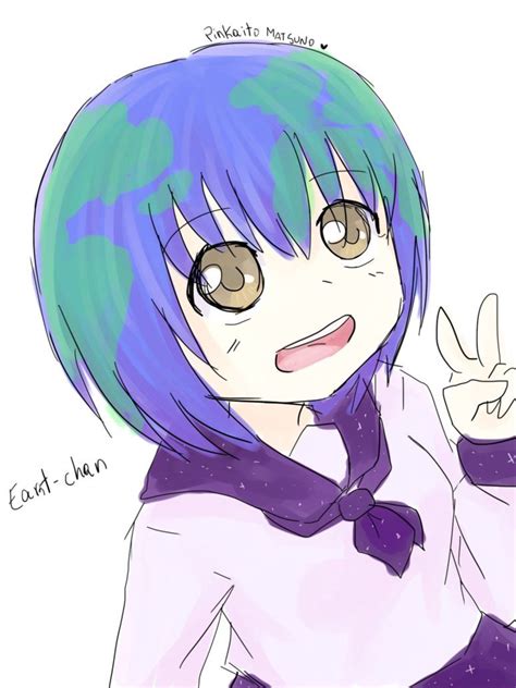 Earth Chan By On Deviantart Earth