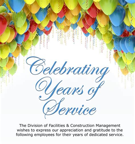 It is going to be another year for your colleague's contributions at work. January Employee Anniversary | Department of Facilities ...