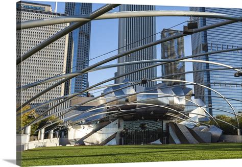 Jay Pritzker Pavilion Designed By Frank Gehry Millennium Park Chicago