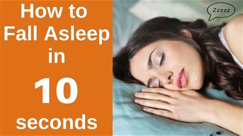 Fall Asleep In 10 Seconds Youtube